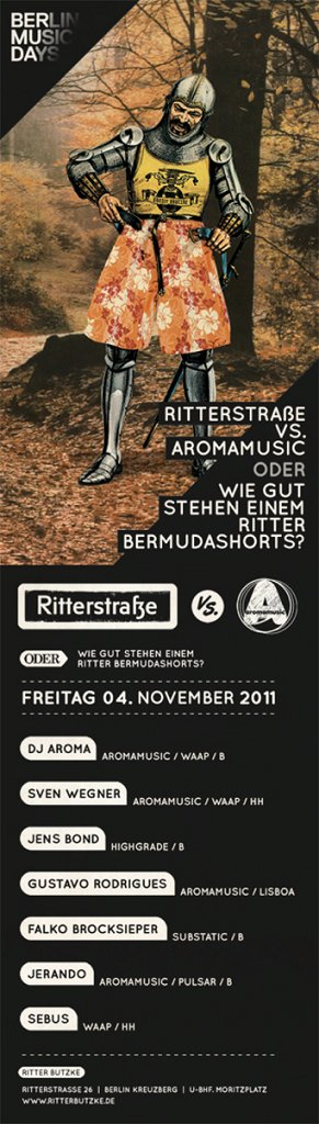 Flyer Aromamusic vs. Ritter Butzke November 2011