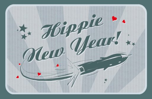 Flyer - Hippie New Year