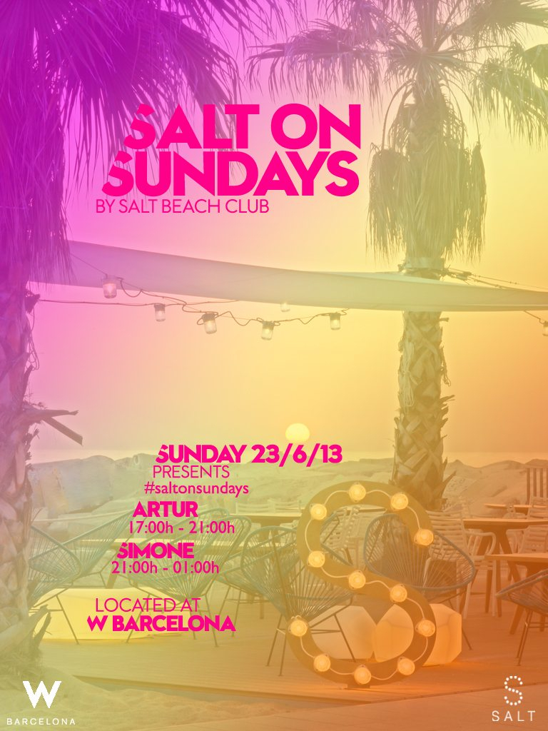 Ra Salt On Sundays At Salt Beach Club At W Barcelona