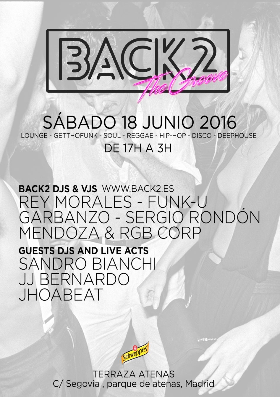 Ra Back2 The Groove At Terraza Atenas Madrid 2016
