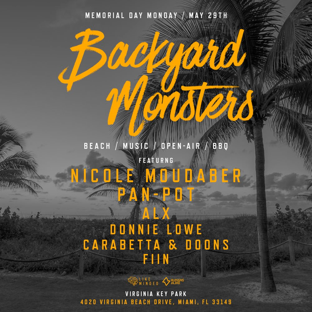 RA Backyard Monsters Open Air Feat Nicole Moudaber Pan Pot At