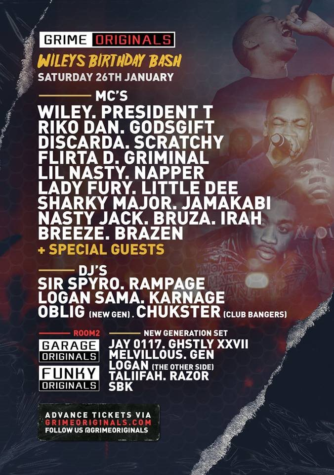 Ra Grime Originals Wiley S Birthday Bash At Fire London 2019