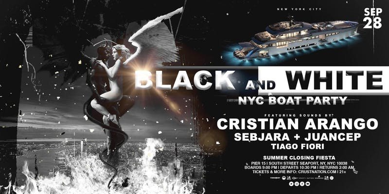 Ra Cristian Arango The Black White Summer Closing Boat Party