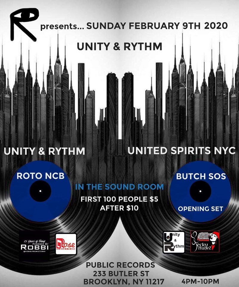 Ra Public Records Presents Unity Rythm At Public Records New York